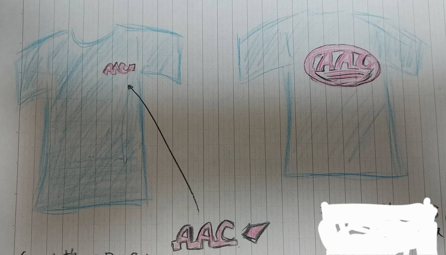 Tシャツデザイン手書きイメージ